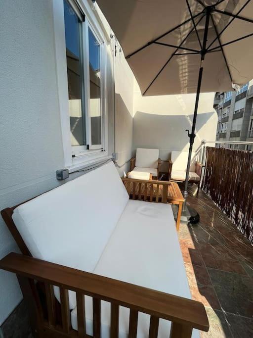 Апартаменты Atico Vintage Con Terraza Виго Экстерьер фото